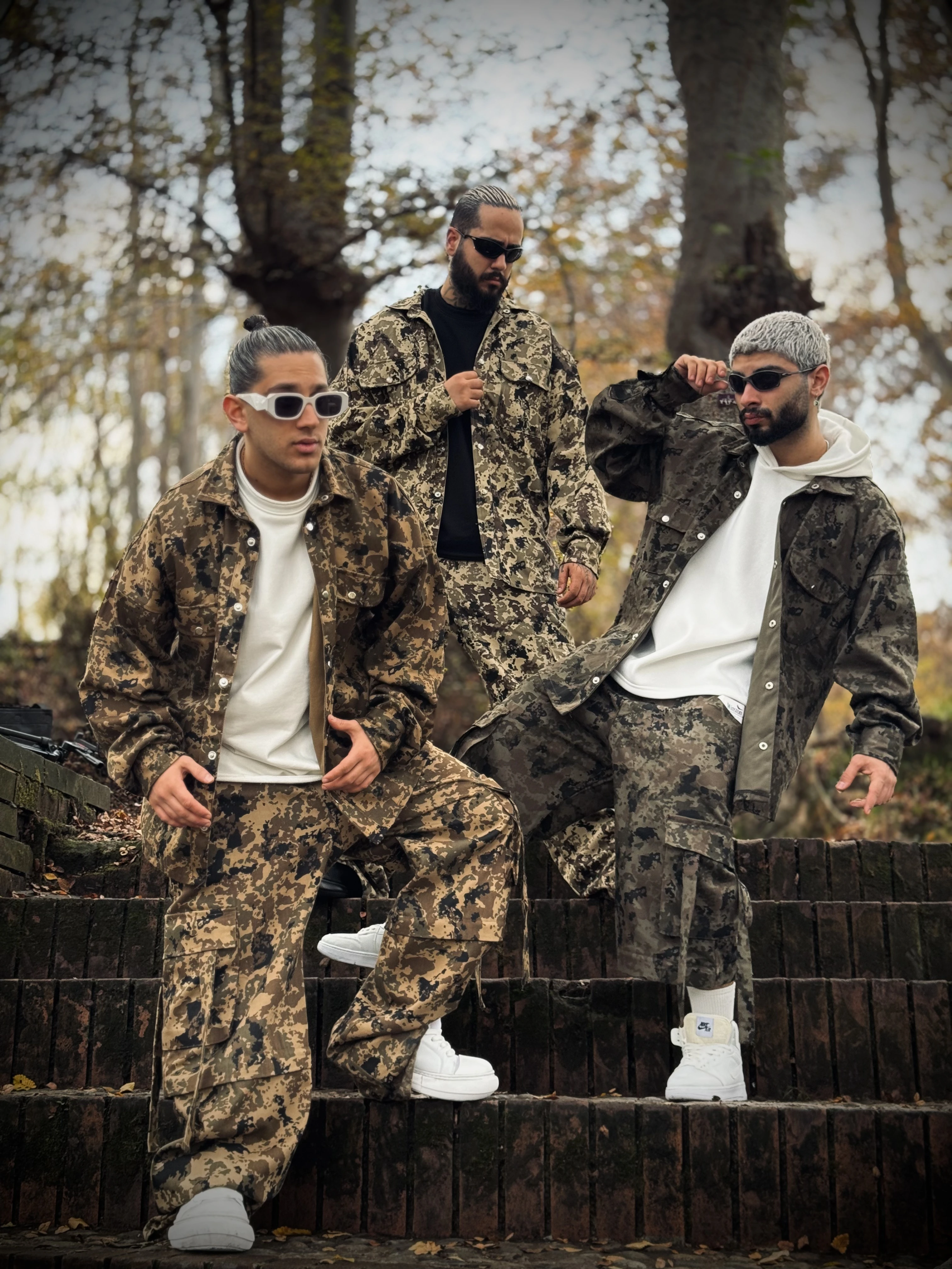 ست کت شلوار کارگو چیریک شلوارک‌ شو کد 8001