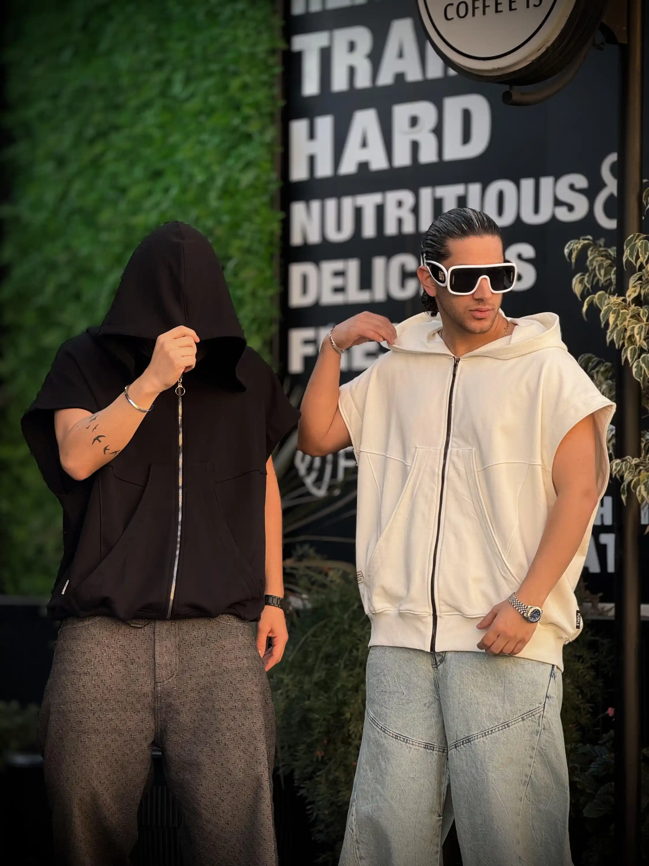 وست کلاهدار جلو زیپ