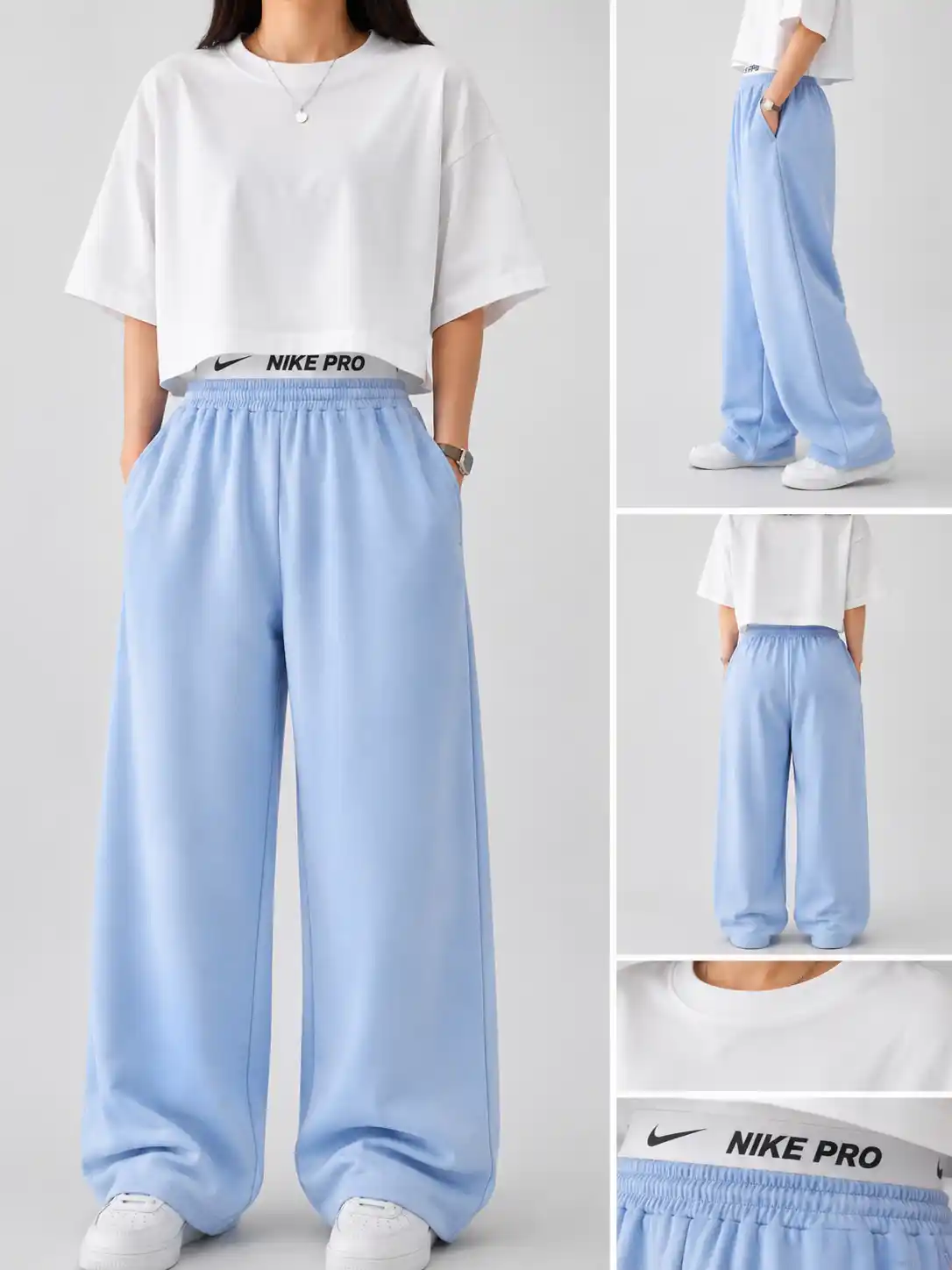 شلوار بگ بالنی کمر NIKE PRO کد 0134028